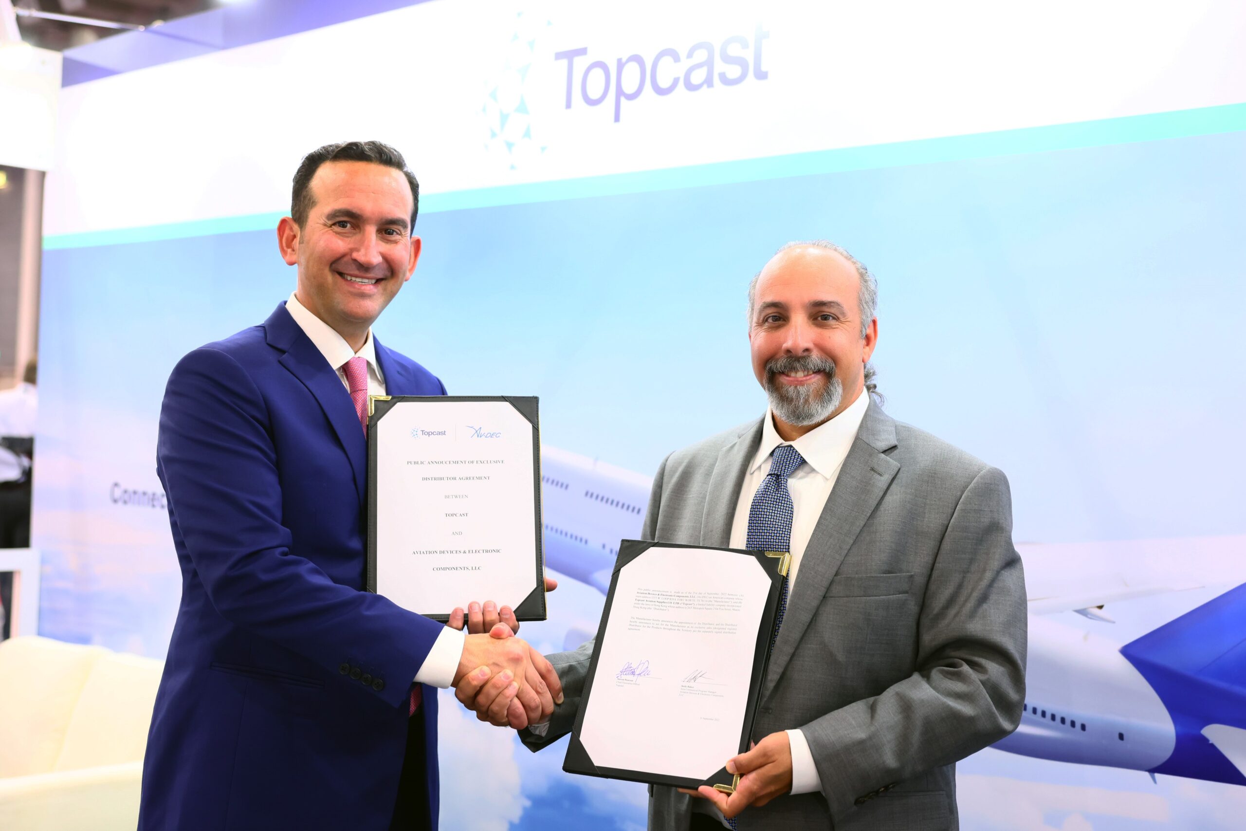 Topcast Wins an Exclusive Distribution Agreement from Av-DEC for Customers in South-East Asia