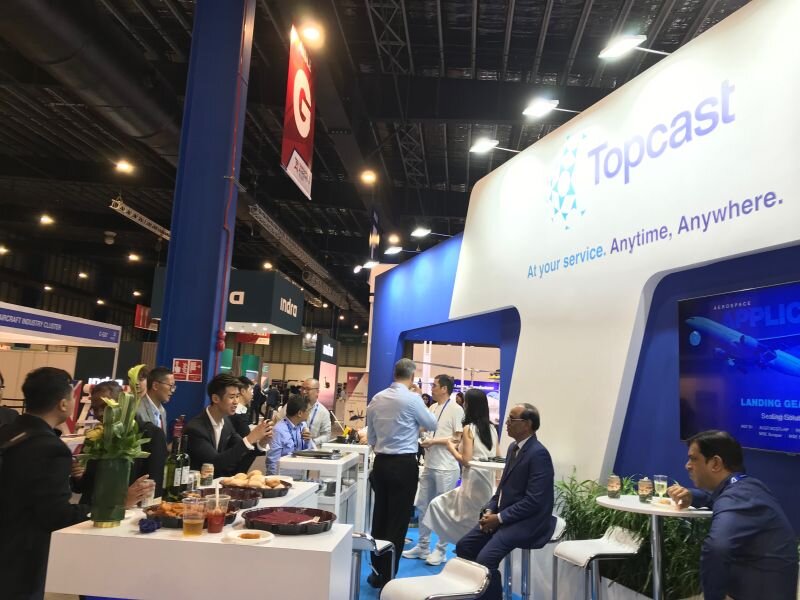 Topcast Celebrates Successful Participation at Singapore Airshow 2024