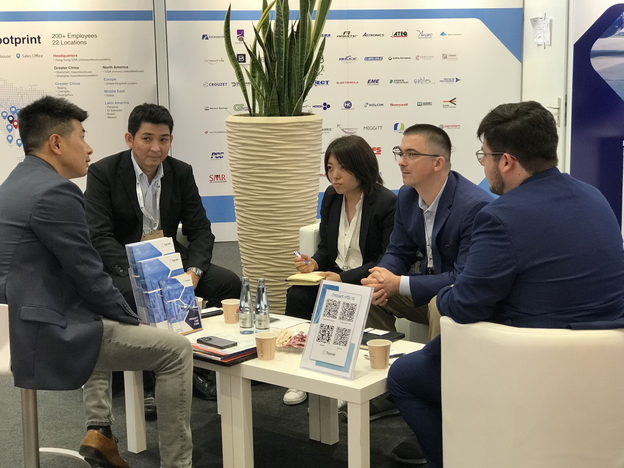 Topcast Celebrates Fruitful Connections at Aircraft Interiors Expo 2024